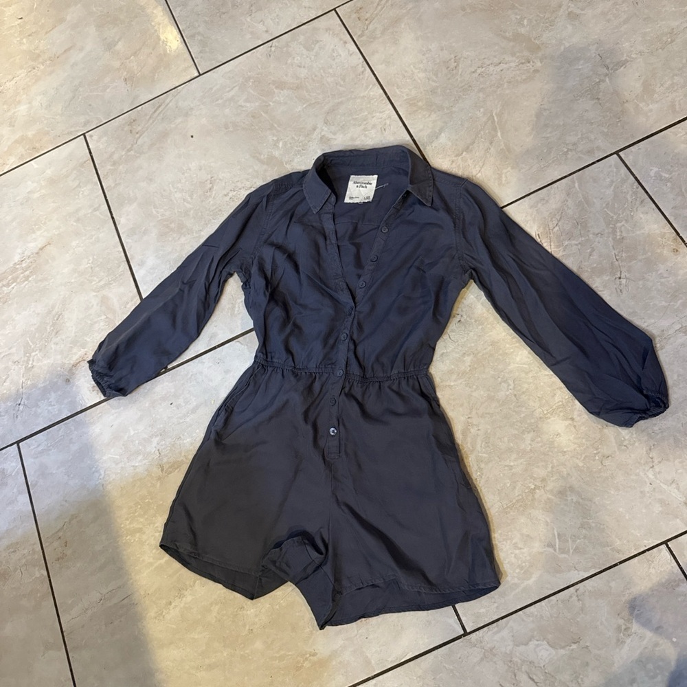 Abercrombie & Fitch Dark Blue Romper - Picture 2 of 3